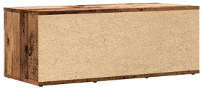 TV szekrény Régi fa 80x34x30 cm Gépelt fa