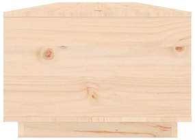 tömör fenyőfa dohányzóasztal 100x50x35 cm