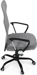 KA-W3109 szürke szövet irodai szék hinta mechanizmussal