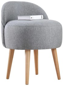 NIKI puff, átmérő 46 cm, elegáns szürke