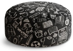 Circle zsámoly fekete-fehér iskola, fekete