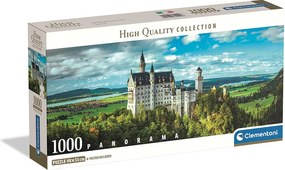 Németország Neuschwantein 1000 db-os panoráma Compact puzzle Clementoni