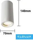 ELDLUX GS-C140-T Hengeres Mennyezeti Lámpa IP20