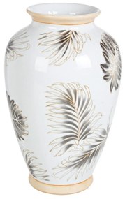 LEAF fehér porcelán váza