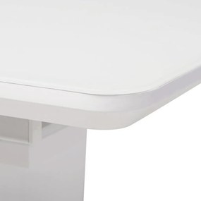 Bővíthető étkezőasztal 110-150x75 cm, MDF, fehér, HT-430 WT