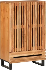 vidaXL tömör akácfa magasszekrény 60 x 34 x 100 cm