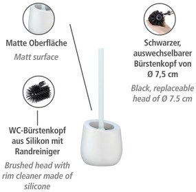 Badi fehér kerámia WC-kefe - Wenko