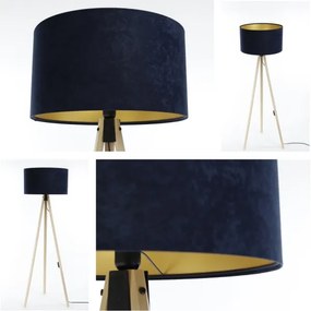 Állólámpa STANDART 1xE27/60W/230V kék/bézs