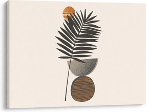 Kép - Absztrakció pálmalevéllel (70x50 cm)