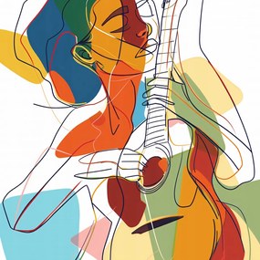 Poszter 60x60cm Belső múzsa