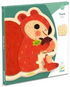 Fa puzzle - Mókus, 16 db-os - Puzzlo Nut