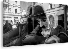 Kép - Charles Chaplin, Prágában (90x60 cm)