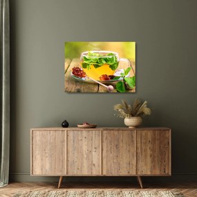 Üveg kép - Tea (70x50 cm)