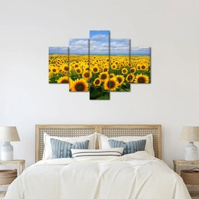 A napraforgó mező képe (150x105 cm)