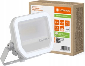 Led reflektor 8W semleges fehér 4000K 1200lm Fehér ház IP65 Ledvance