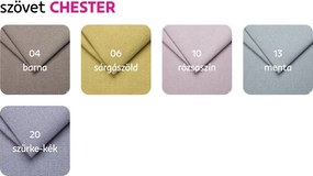 Kanapé, szürke, balos, BROKEN