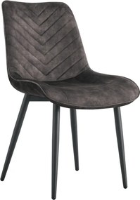 Étkezőszék, barna/fekete, ZAINA TYP 2