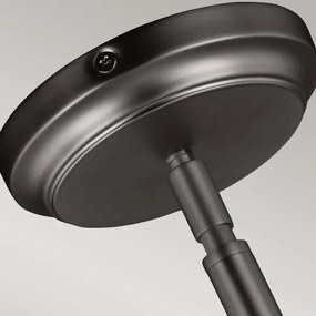 Feiss FE-HOBSON-P-M-SN - Csillár rúdon HOBSON 1xE27/60W/230V ezüst