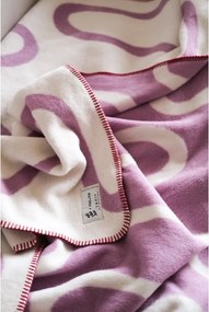 Rózsaszín takaró 150x200 cm Swirl – noo.ma