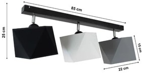 Csillár DIAMENT 3xE27/60W/230V