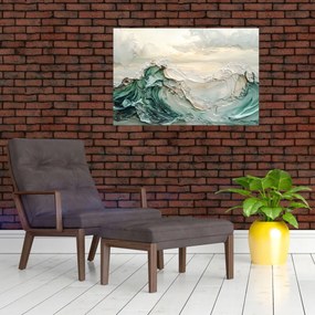 Kép - 3D tengeri absztrakció (90x60 cm)