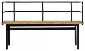 tömör mangófa pad 120 x 40 x 70 cm