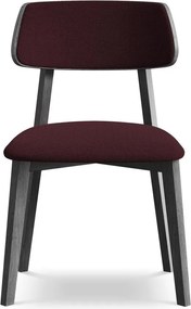 Borvörös tömörfa étkezőszék Niu – Makamii