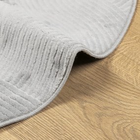 IZA szürke rövid szálú skandináv stílusú szőnyeg Ø 120 cm