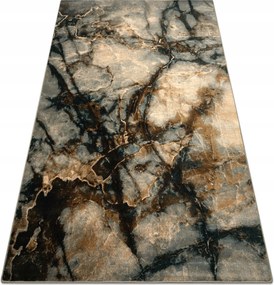 Étkezőszőnyeg Nappaliba gyapjú Omega Elian márvány Kő zöld 135x200 cm