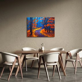 Egy őszi erdő képe (70x50 cm)
