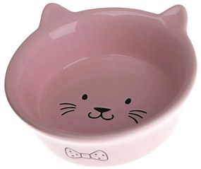 Rózsaszín kerámia tál macskáknak, ø 14 cm - Dakls
