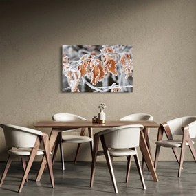 Kép - Fagyott levelek (90x60 cm)
