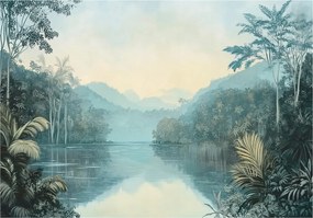 Fotótapéta Folyó Erdő Természet Hálószoba Nappali Tapéta Flizelina 150x105