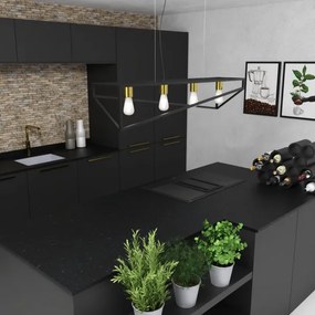 Csillár zsinóron GOTE 4xE27/60W/230V