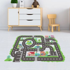 Travel öntapadós, vinil padlómatrica gyerekeknek - Ambiance