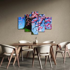 Kép festett cseresznyevirágok (150x105 cm)