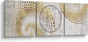 Kép - Beton design (órával) (90x30 cm)