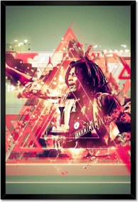 Poszterek keretben 40x60 Bob Marley Reggae gitár