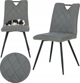 Dalia kárpitozott szék szürke modern nappali étkező