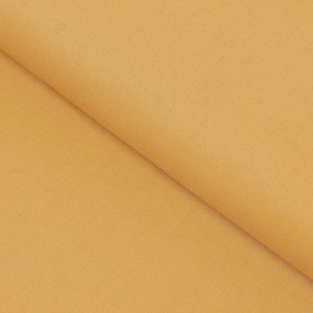 Goldea egyszínű pamutvászon suzy - mustárszínű 160 cm