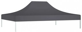 antracitszürke tető partisátorhoz 4,5 x 3 m 270 g/m²