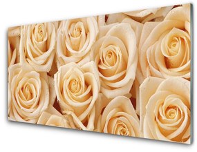 Üvegkép Rózsa virágok Plant 120x60cm