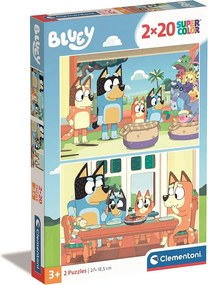 Bluey Family Time 2x20 db-os puzzle Clementoni