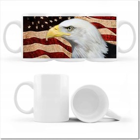 Amerikai sas fényképes bögre