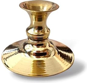Sárgaréz gyertyatartó vékony gyertyákhoz 0,6cm