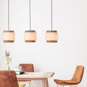 Brilliant - Csillár zsinóron WATERLILLY 3xE27/60W/230V krémes