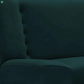 2 darabos kinyitható kanapéágy-szett PIANO zöld bársony