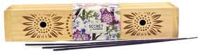 Arome  Secret garden fa doboz illatpálcikákkalPurple Haze, 10 pálcika
