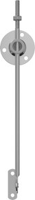vidaXL Fedél Támogató Zsanér 12 pcs Ezüst 194 x 36 x 18 mm Vas