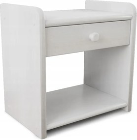 Ilona éjjeliszekrény, fehér